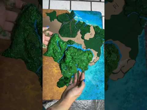 Finalmente chegou o RELEVO DA BAHIA!! Ficou lindaaaaaa 💙 #maquete #bahia #baiano #salvador #mapa