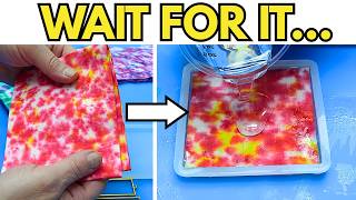 Watch What Happens When You Put FABRIC Into RESIN