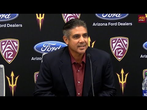 Shaun Aguano ASU Interim Head Coach introductory press conference (9/19/2022)