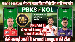 PBKS vs KOL Dream11 Grand Leagues Team, KOL vs PBKS Dream11, PBKS vs KKR Dream11: Fantasy Tips, IPL