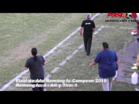 Final de año Romang fc Campeon 2019 derroto a atl y Tiro