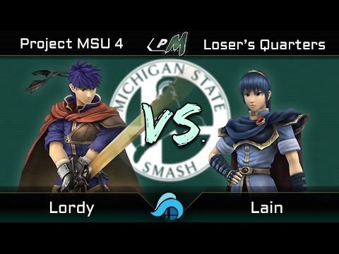 Project MSU 4 Losers Quarters - Lordy (Ike) vs. Lain (Marth/Fox)
