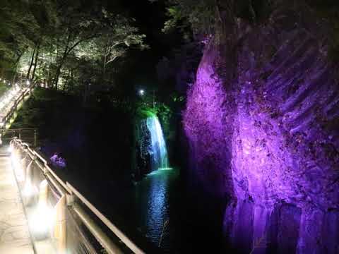 高千穂峡竹灯籠ライトアップ