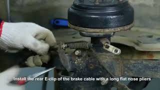 Golf Cart Club Car DS Brake Cable  Installation Video