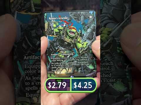 Ham-Man Reviews - Teenage Mutant Ninja Turtles - Magic the Gathering  Pack Opening - Part 6 #mtg