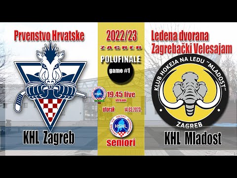 PRVENSTVO HRVATSKE SF1 KHL ZAGREB VS KHL MLADOST