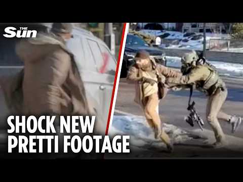 NEW: Alex Pretti spits at ICE agents & smashes SUV in video taken 11 days before he was shot dead