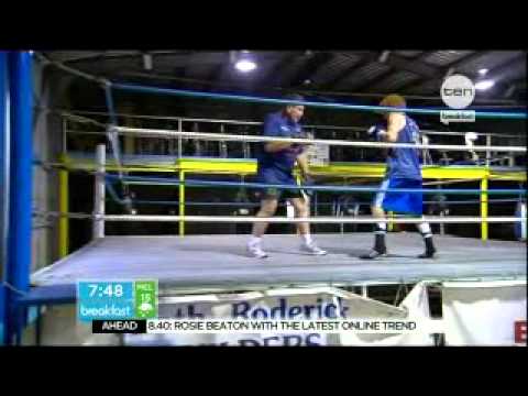 Boxer Billy Ward steps into the ring for London