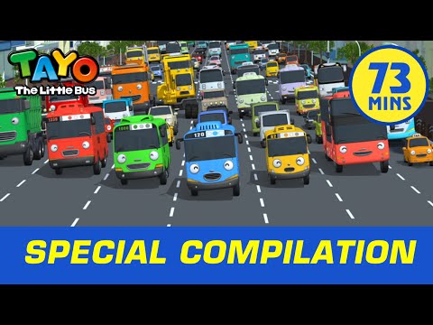Meet Tayo's Car Friends (73 mins) l Tayo The Little Bus Video