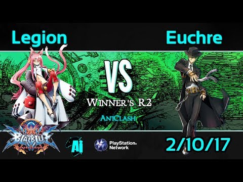 AniClash 59 - Legion (Kokonoe) vs. Euchre (Hazama) Winner's R2 - BBCF Blazblue CF