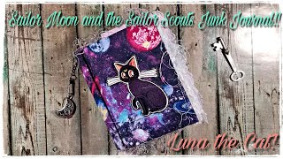 Sailor Moon and the Sailor Scouts Junk Journal! Luna the Cat!