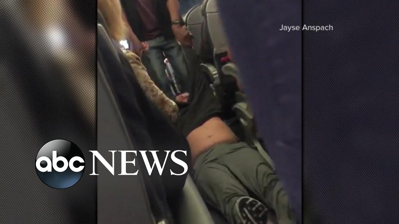United Airlines passenger apparently dragged off flight after refusing to give up seat