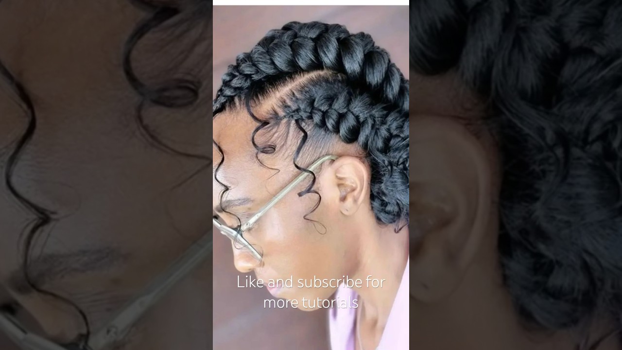 Tutorial on butterfly 🦋 braids #afrohairstyles #braids #afrohairstyle #hairstyles #fashion