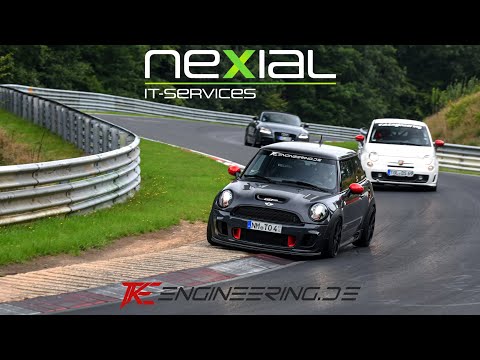 #NeXiaL Abarth & #TKEngineering MINI John Cooper Works on #Nürburgring #Nordschleife Dual Perspectiv