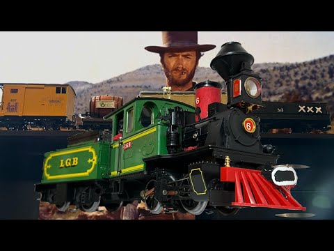 The Customized LGB 0-4-0 Tender Engine In A Spaghetti Western Style 