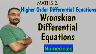 Wronskian Differential Equations | Linear Dependence & Independence of an ODEs | Wronskin Matrix