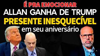 O presente que Allan ganhou de Trump no dia do seu aniversário