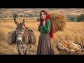 Village Life Iran Harvesting Barley Bread Baking Traditional Cooking