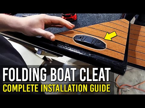 UNDERATED JON BOAT UPGRADE - Folding Boat Cleat Accessory | Installation & Review