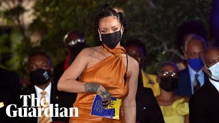 Barbados declares Rihanna a national hero during republic ceremony
