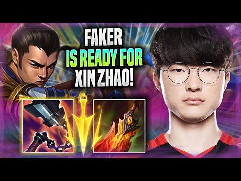 FAKER IS READY FOR XIN ZHAO! - T1 Faker Plays Xin Zhao JUNGLE vs Karthus! | Season 2022