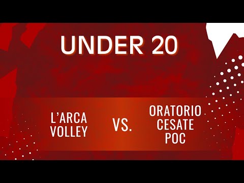 u20f - Arca volley vs oratorio Cesate 07/11/2025 (registrazione parziale x problemi tecnici).