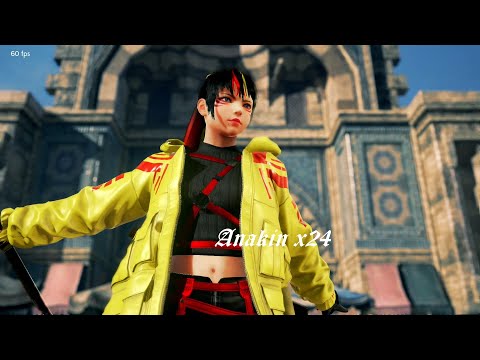 37_2 Kunimitsu Ryona vs Akuma - Tekken 7 ( Anakin x24 ) Gameplay PC Gtx 1070 Ti 8GB  4.20