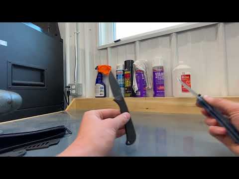 This is a review of the Hogue Extrak fixed blade knife with CPM M4 Steel