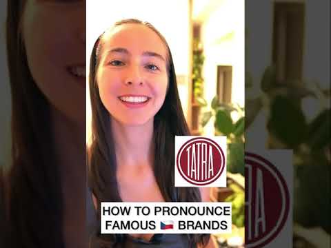 How to Pronounce Famous Czech Brands #shorts