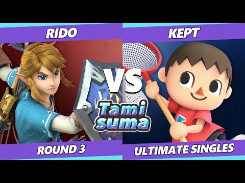 TAMISUMA Championship Round 3 - Rido (Link) Vs. kept (Villager) SSBU Smash Ultimate