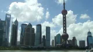 Video : China : ShangHai 上海 ferry ride : view of PuDong