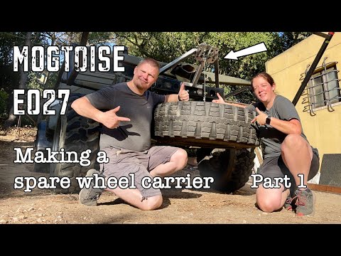 Unimog Camper E027 - Making a spare wheel carrier - Part 1