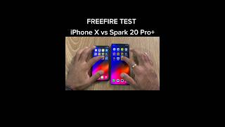 Download lagu TECNO SPARK 20 PRO  vs IPHONE SE FREEFIRE TEST mp3