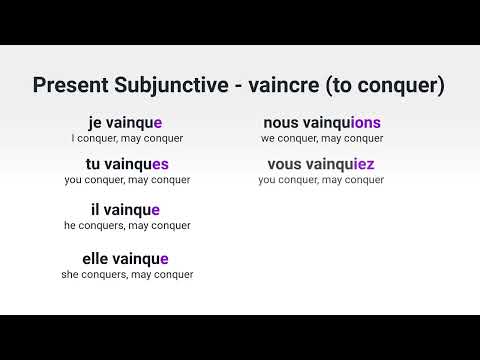 What Is the Present Subjunctive of avoir to have in French
