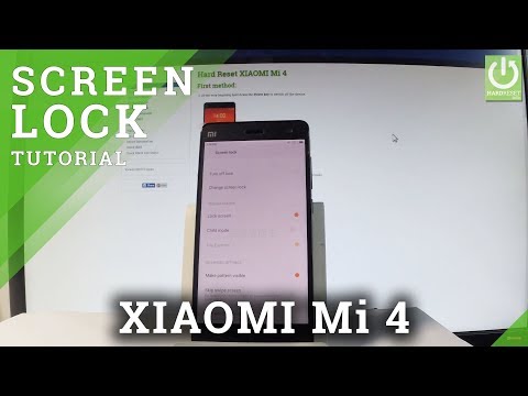How to Set Screen Lock on XIAOMI Mi 4 - Pattern Protection