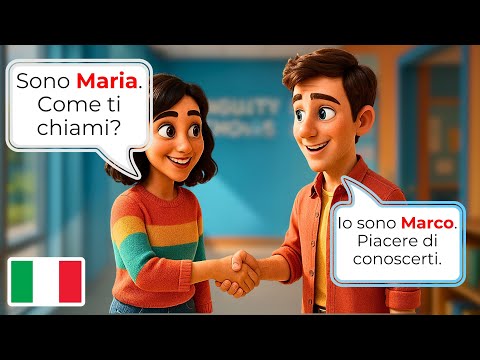 🇮🇹 Master Language School Conversations in Italian for Beginners | A1-A2 Level | Learn Italian