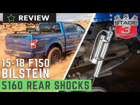 2015-2018 F150 4WD Bilstein 5160 Remote Reservoir Rear Shock Review On & Off-Road