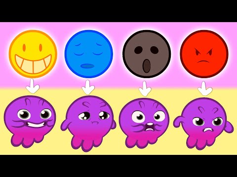 Groovy Il marziano conosce le emozioni di base: gioia, tristezza, rabbia e paura | Video educativi