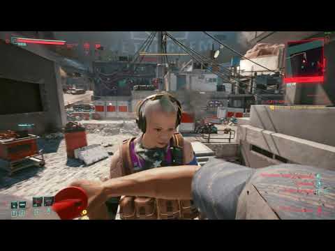 Impossible fight on hardest difficulty in Cyberpunk 2077 with melee build
