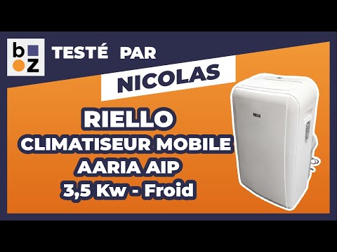 Climatiseur mobile - Aaria AIP - 3,5 Kw - 1200 btu/h - froid seul RIELLO