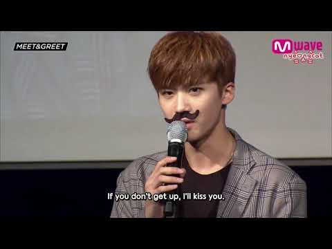 [ENG SUB] 170926 PENTAGON Meet&Greet - Yan An and Yeo One do Morning Calls