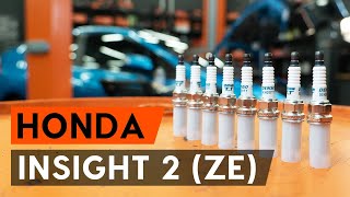 Comment remplacer un bougie d'allumage sur HONDA INSIGHT 2 (ZE) [TUTORIEL AUTODOC]