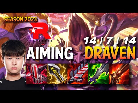 KT Aiming DRAVEN vs EZREAL ADC - KR Ranked