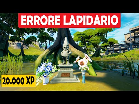 ERRORE LAPIDARIO - SFIDA SEGRETA GNOMI (20.000 EXP) - FORTNITE STAGIONE 4 CAPITOLO 2