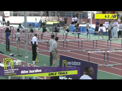Girls 60m Hurdles Heat 7 - New Balance Indoor Nationals 2012