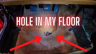How To Fix Hole In Car Floor In 5 minutes! Jeep Wrangler TJ