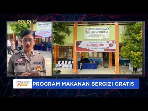 LIVE - POLDA KALTIM PROGRAM MAKANAN GIZI GRATIS UNTUK SISWA