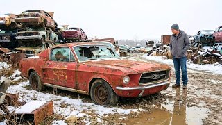 Encontramos um Ford Mustang Fastback 1967 Abandonado — Restauração Completa ASMR