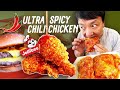 Jollibee ULTRA SPICY Chili Chicken & Burger King SPICY BURGER | Singapore Fast Food Tour