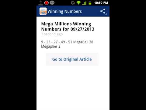 Texas Lottery Results Video